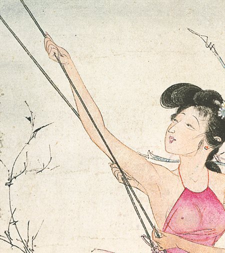 鼎湖-胡也佛的仕女画和最知名的金瓶梅秘戏图